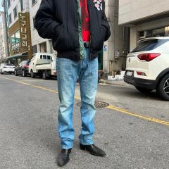 希少初期・美脚ワイドNeil Barrett サマーウール ワイドストレート 