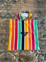 ロキシー roxy タオル生地 ヴィンテージ ポンチョ レインコート ベストのサムネイル