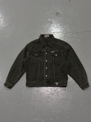 USA製 古着 80s 90s ゲス ブラック デニム ライダース ジャケット 
