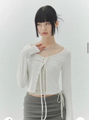 philme【ribbon vest】大園桃子 水色リボンベスト - メルカリ