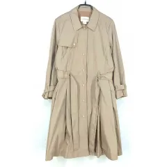 Club Monaco レディース 8分袖 ウーブン トレンチコート ミルクブラウン S (HU37126)のサムネイル