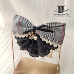 blackリボン⋆バレッタ