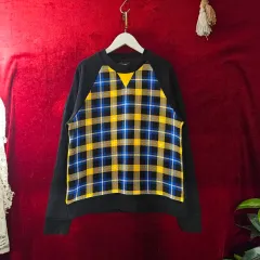 JOSEPH チェック レイヤード スウェット Tシャツ サイズ S