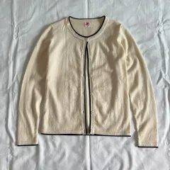 COURREGES 21 バニラ カーディガン