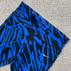 ナイキ ドライフィット ブルー カモ トレーナー レギンス S 250409