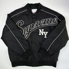 SUPREME 20AW Contrast Script シュプリーム スタジャン ジャケット