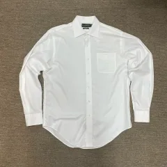 (M) ローレン ラルフローレン ポケット 白 シャツ
