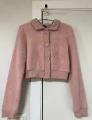 ZARA クロップド ニットカーディガン
