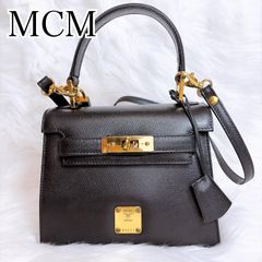 MCM ラウンドショルダー タンバリン ショルダーバック ポシェット 