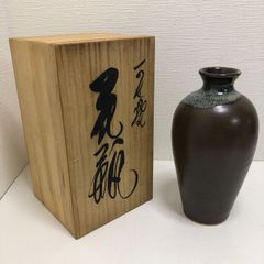 陶器製花瓶 木箱付き - メルカリ