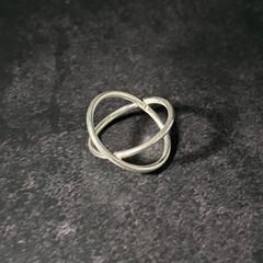 アガット agete シルバーリング X クロス SILVER 復刻 - メルカリ