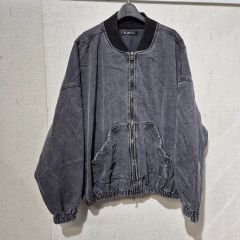 GLAMOUR グラマー カットオフ 短丈ノーカラーデニムジャケット - メルカリ