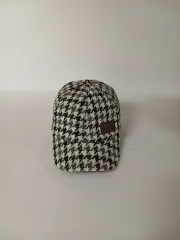 THE NORTH FACE ザノースフェイス チェック ウール バイカラー ボールキャップ 帽子
