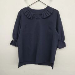 Arobe アローブ ボウタイ フリル ブラウス シャツ 2(M-L) - メルカリ