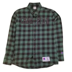 チャンピオン CHAMPION グリーン シャツ チェック柄のサムネイル