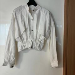 clore＋】Airy Soft-Sheer Blouson ホワイト - メルカリ