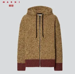 Marni x UNIQLO オーバーサイズ フード ニット