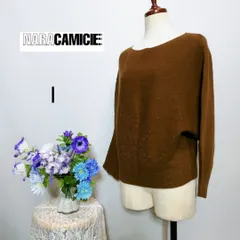 22ナラカミーチェ　極上美品　ラメ入り　ウール混　ブラウン色系　Мサイズのサムネイル