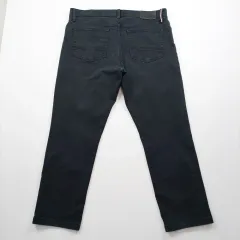 トミーヒルフィガー デニムパンツ テーパードジーン ブラックデニム デニムパンツ メンズ サイズ34 A5407