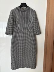 TOCCA ギンガムチェック 半袖ワンピース ひざ丈 - メルカリ