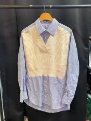 NOUNLESS☆WRINKLE STRIPE MANY WAY SHIRTS - メルカリ