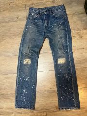 レア Ksubi アメリカ国旗 usa ダメージデニムパンツ - メルカリ