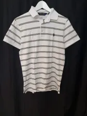 ポロ ゴルフ ストライプ カラーTシャツ S