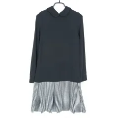 POLO RALPH LAUREN(ポロラルフローレン) キッズ ストレッチ加工 秋冬 ONE PIECE ブラックM 8-10 (HU37552)