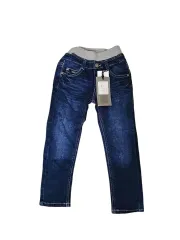 (日本) キッズ ストレッチ デニム ズボン 新品 110