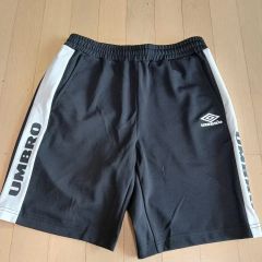 アンブロ 90s グリーン ナイロン ハーフパンツ - メルカリ