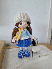 着せ替えできる あみぐるみお人形 女の子 - メルカリ