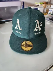 MLB ライフスタイル オークランド アスレチックス サイズキャップ グリーン