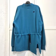 New Balance ウエスト紐 起毛 ロングTシャツ レディース Mサイズのサムネイル