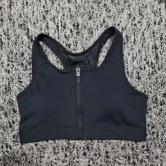 新品未使用】FEELCYCLE☆フロントジップブラトップ☆ネイビー ☆XS