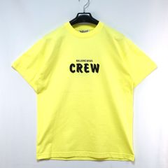 BALENCIAGA バレンシアガ CREW ロゴTシャツ イエロー XXL - メルカリ