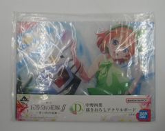 BANDAI SPIRITS 이치 반 쿠지 오등분의 신부 ∬ 추억의 여로 D상 나카노 요바 아크릴 보드