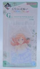 BANDAI SPIRITS 이치 반 쿠지 5 등분의 신부 ∽ 5 쌍둥이 허니문!! G상 나카노 미요리 (웨딩 의상) 메모리얼 아크릴 스탠드