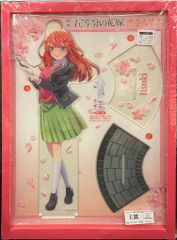 ANIME UNIVERSITY COOP 캬라토쿠지 영화 오등분의 신부 사쿠라사쿠! E상 나카노 5월 특대 아크릴 스탠드
