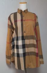 ⭐近年モデル⭐BURBERRY BRIT メガチェック 長袖シャツ オレンジ M