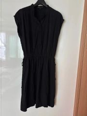 極美品 セオリーリュクスYORK LINDA ロングワンピース 洗える 黒