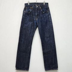 リアルマッコイズS013XH セルビッチ デニムパンツユニオンチケット濃紺