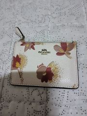 COACHストラップ付長財布ディズニーキースヘリング.コラボUFOプリント