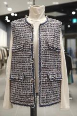 theory luxeツイードジレ美品⭐︎7万→最終値下げ16,000円送料込