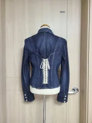 HIROKO BIS レースアップ デニムジャケット