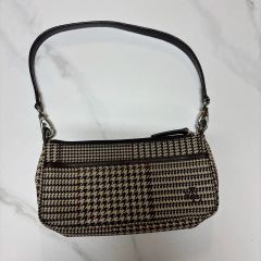 極美品】ローレンラルフローレン ハンドバッグ 千鳥格子柄 ホース 