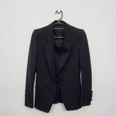 破格出品！※】 ジャンポールゴルチエ 変型ウールダブルジャケット 40