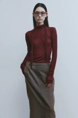 レア商品⭐︎ [Paloma Wool]新品.未使用ロングニット手袋　赤　通勤用 レア商品⭐︎ [Paloma Wool]新品.未使用ロングニット手袋 赤 通勤用