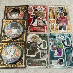 サカモトデイズ バースデイ ジオラマ 缶バッジ 南雲 シン 夏生 大佛