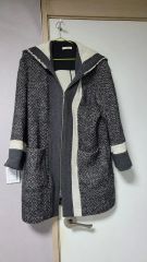 RESPIGHI襟付きウール混合ロングコート40一枚仕立て - メルカリ