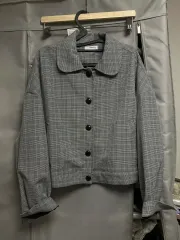 チェック柄 ジャケット スカート セットアップ